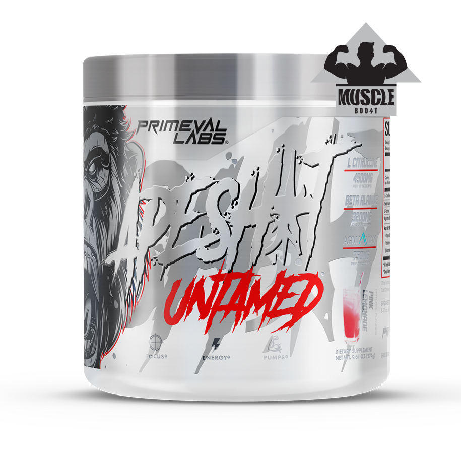 thumbnail image 2 of Primeval Labs APESH*T UNTAMED Pre-Workout – Powder, Free Shipping + Sample 2 of 6