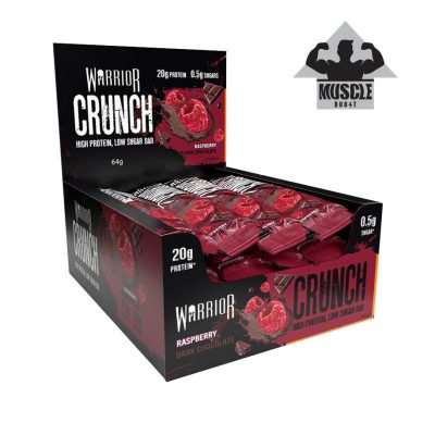 Warrior Crunch Protein Bar Raspberry Dark Chocolate