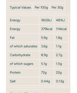 Myprotein Impact Whey Nutrition Facts