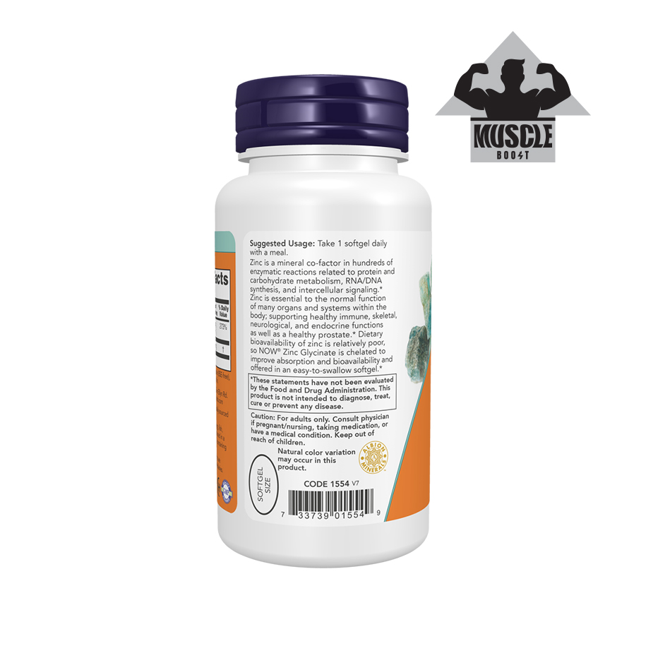 Now Zinc Glycinate Side