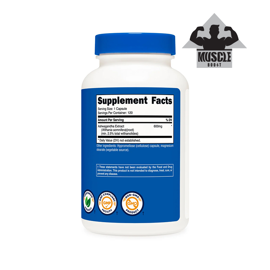 Nutricost Ashwagandha back