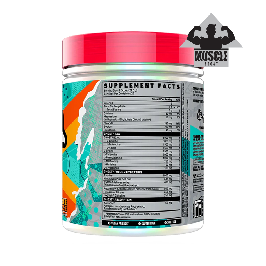 Ghost Intra EAA BCAA Hydration Back