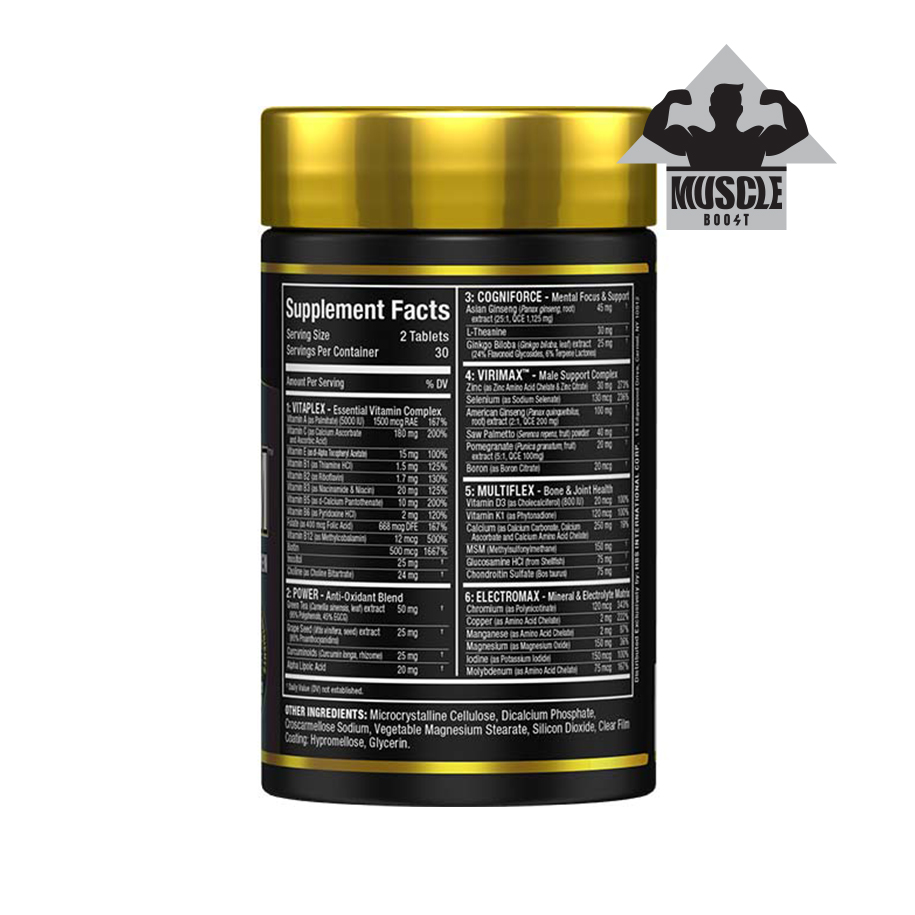 AllMax Premium Multa Vitamin VitaForm For Men Back